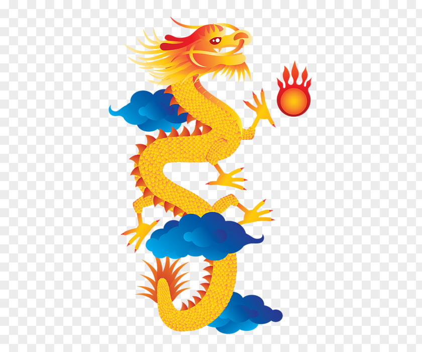 Chinese Dragon Drawing Clip Art PNG