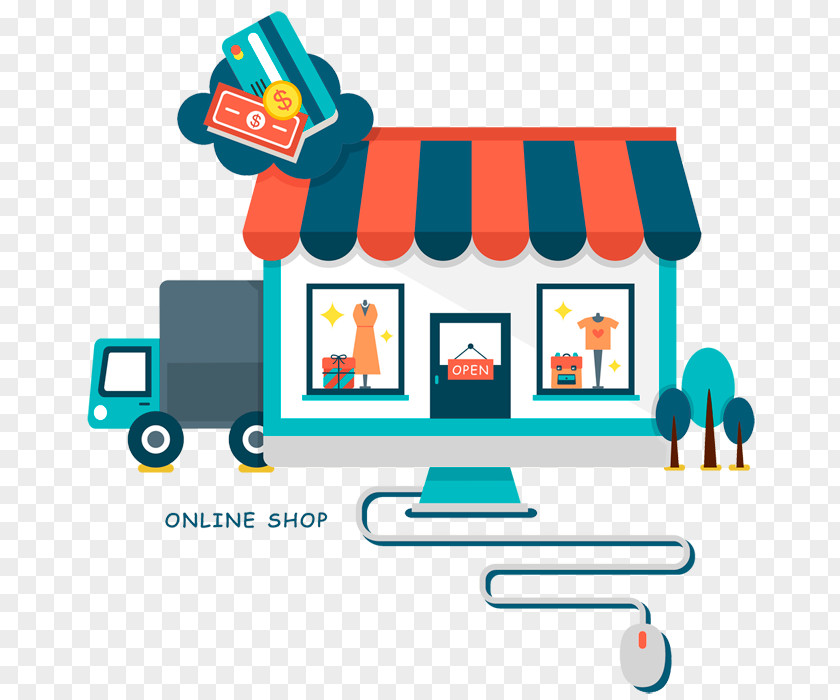 Design E-commerce Online Shopping Drop Shipping Management Sales PNG