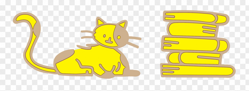 Logo Cat Meter Font Yellow PNG