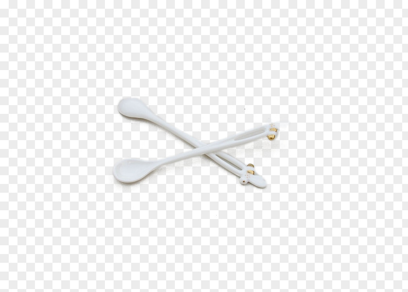 White Ceramic SpoonGolden SpoonSpoon Bee Spoon Angle PNG