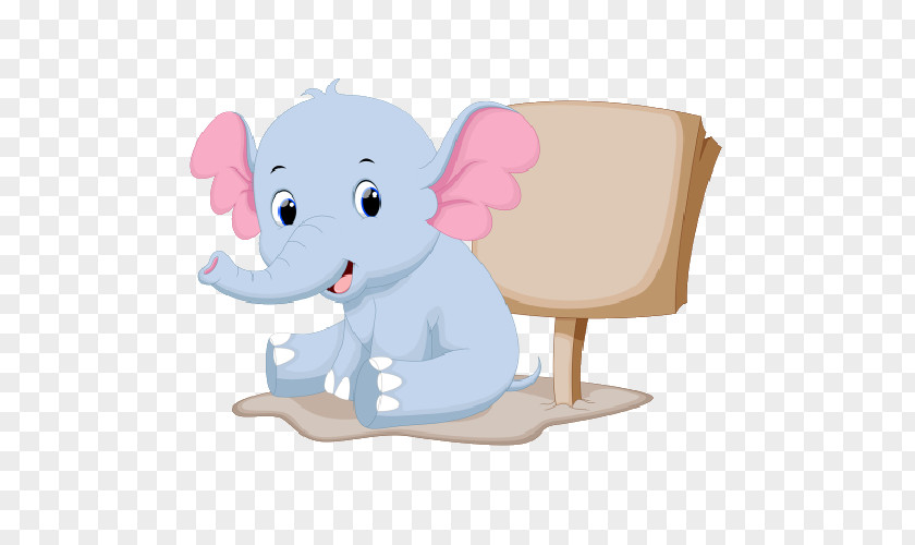 Baby Chair Elephant Cartoon PNG