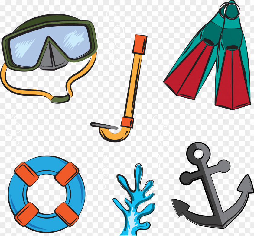 Diving Equipment Underwater Mask Download PNG