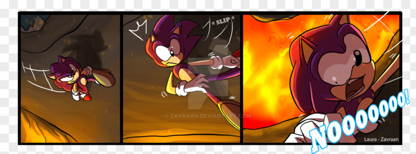 Flamme Comic Sonic The Hedgehog Generations Comics Minicomic Book PNG