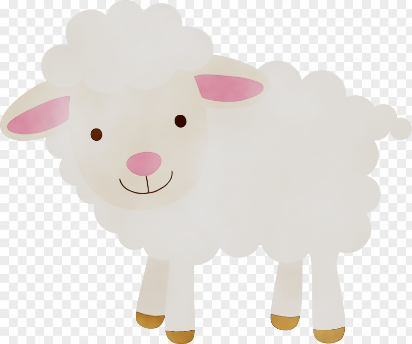 Sheep Cattle Stuffed Animals & Cuddly Toys Mammal Cartoon PNG