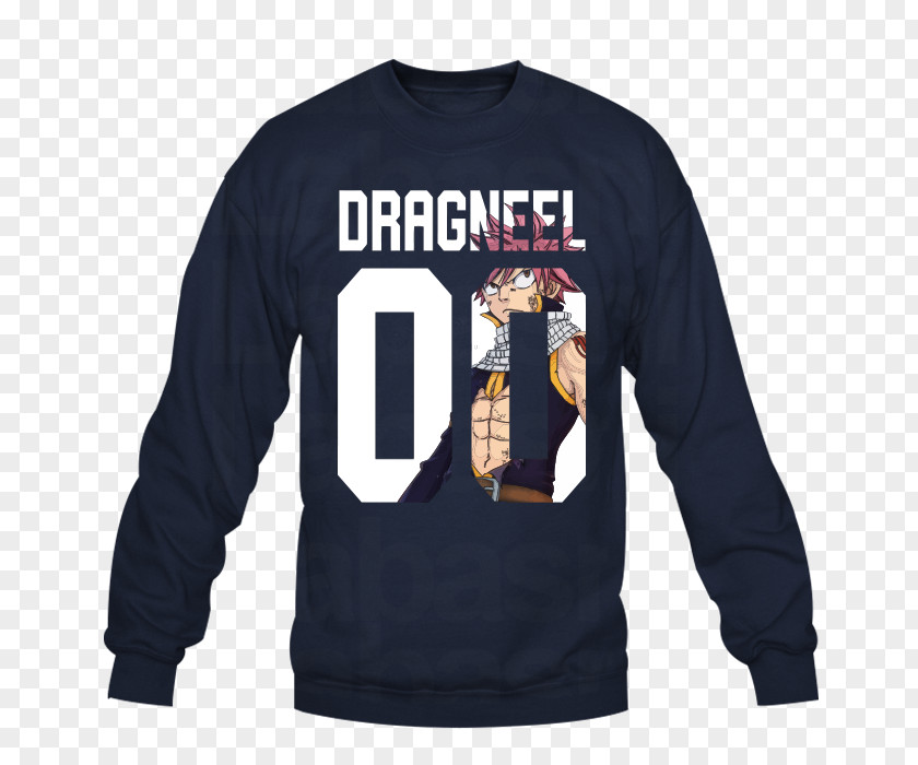 T-shirt Long-sleeved Hoodie Natsu Dragneel PNG