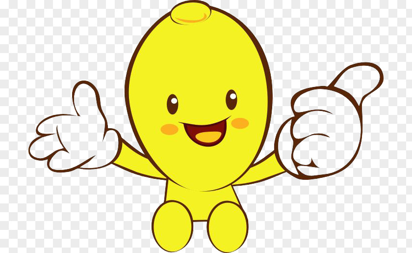 Cartoon Lemon Lemonade PNG