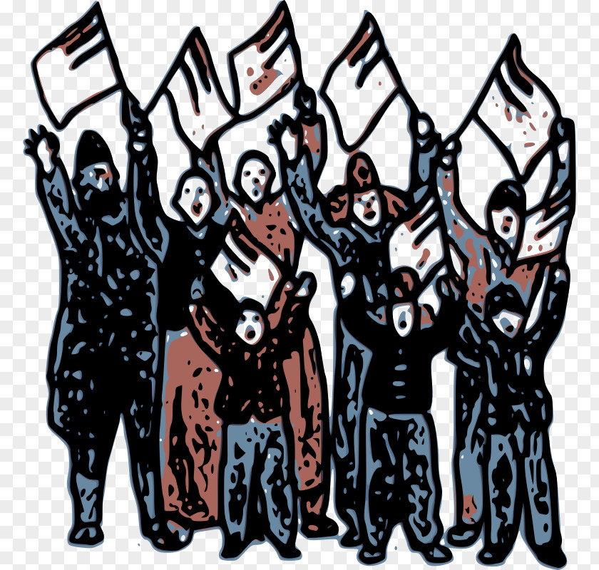 Crowd Drawing Art Clip PNG