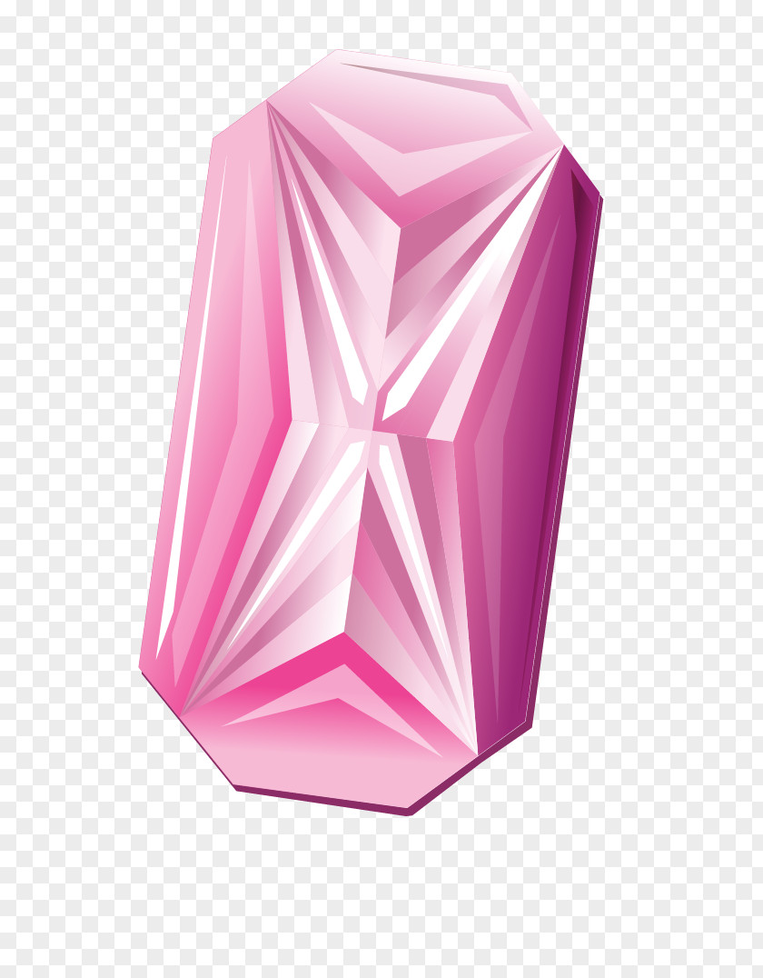 Hand-painted Diamonds Pink Diamond Euclidean Vector Gemstone PNG