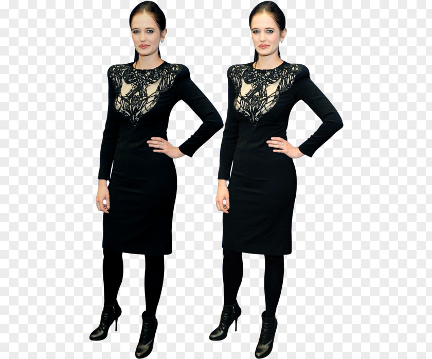 Kingdom Of Heaven Little Black Dress Fashion M Socialite Sleeve PNG