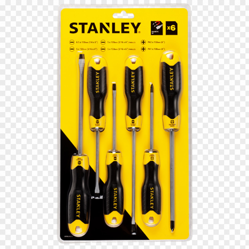 Screwdriver Stanley Hand Tools Fluted Set 60100 Socket Wrench PNG