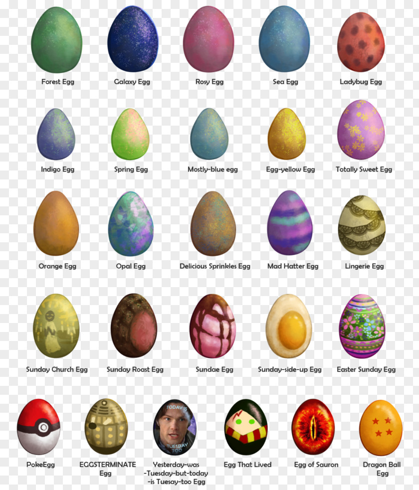 Easter Egg Hunt Flyer Font PNG