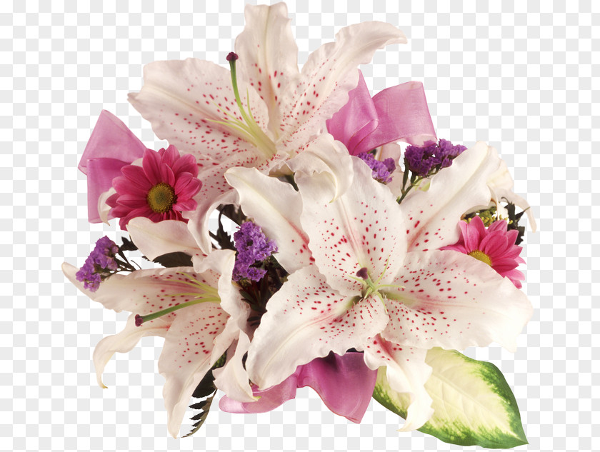 Flower Lilium Bouquet Натяжна стеля PNG