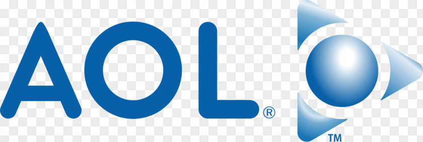 Old Text Logo AOL Mail Email Webmail PNG