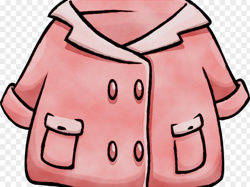 Outerwear Cartoon Watercolor Background PNG