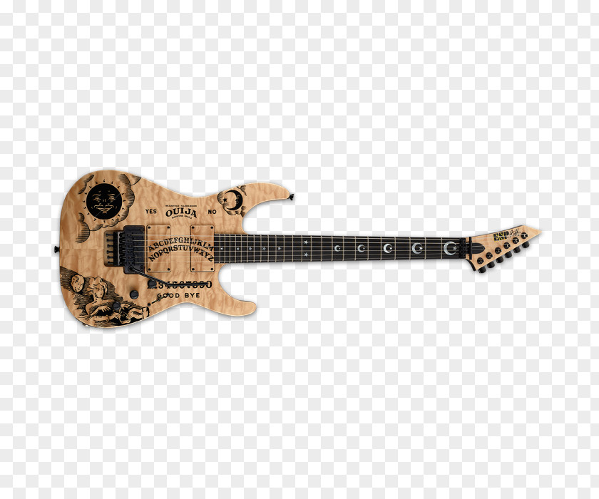 Bass Guitar ESP Kirk Hammett Guitars Electric PNG