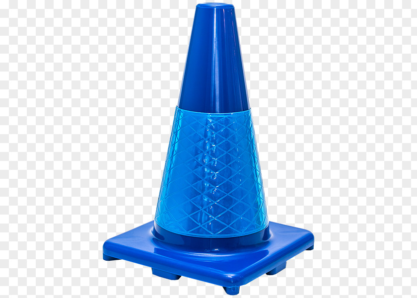 Design Cobalt Blue Cone PNG