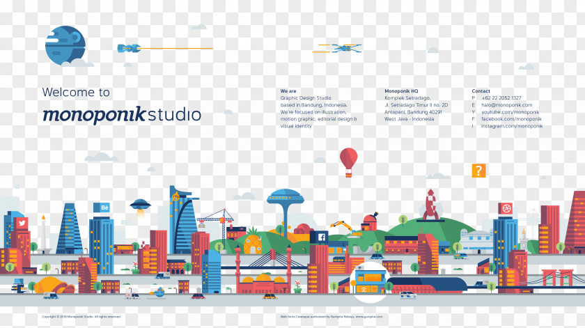 Design Monoponik Studio Graphic Interior Logo PNG