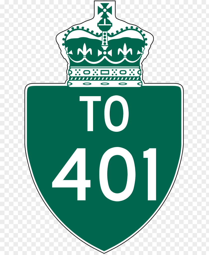 Ontario Highway 401 Reassurance Marker Windsor Wikiwand Logo PNG