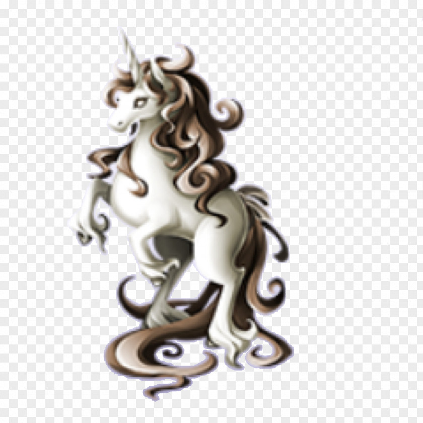 Unicorn Face Horse Body Jewellery Figurine Character PNG