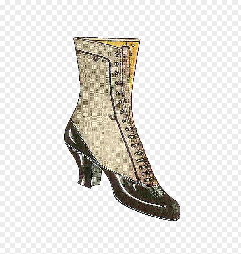 Victorian Boot Cliparts Shoe PNG