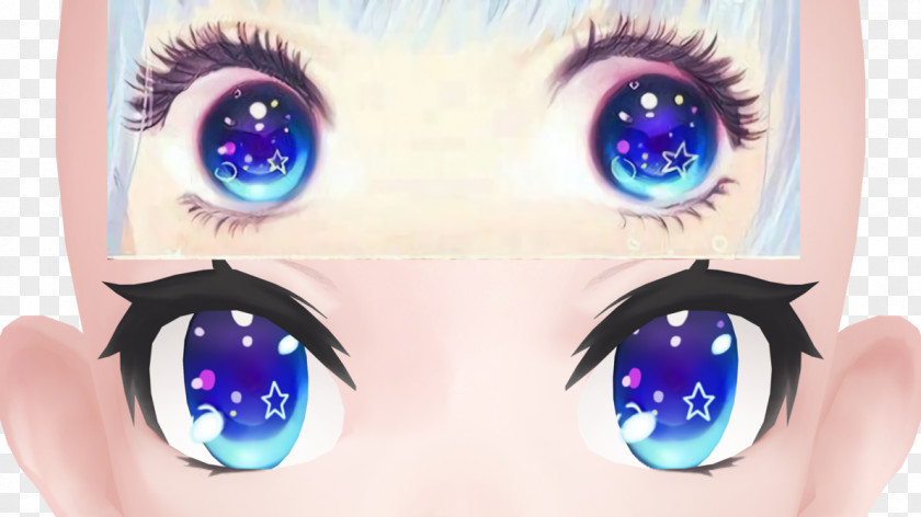 Eye Color Face PNG