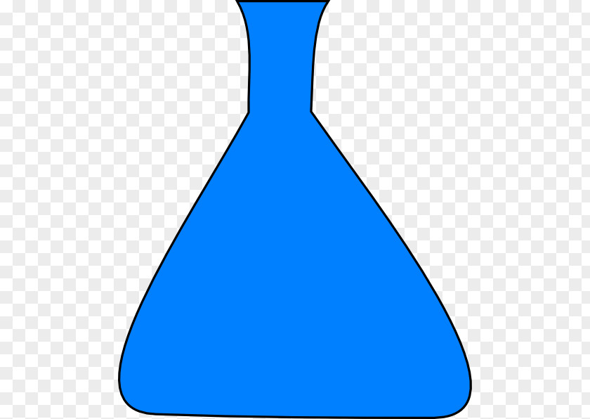 Flask Cobalt Blue PNG