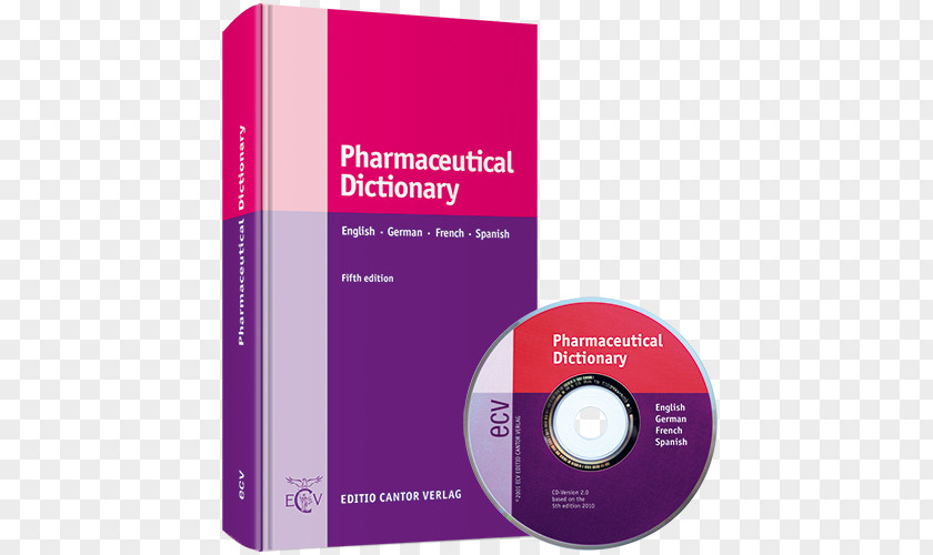 GermanFrenchSpanish Book Compact DiscBook Pharmaceutical Dictionary: English PNG