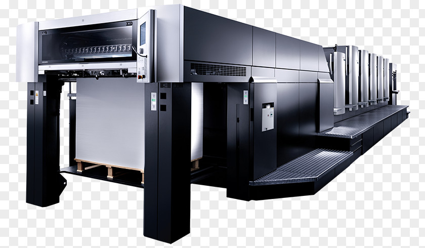 Offset Printing Machine Heidelberger Druckmaschinen Paper Press PNG
