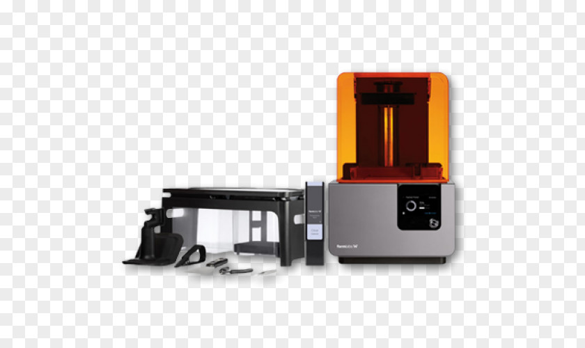 Printer Stereolithography 3D Printing Formlabs Form 2 SLA PNG