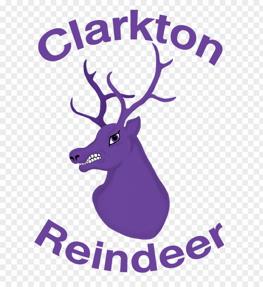 Reindeer Clip Art Antler Purple Logo PNG
