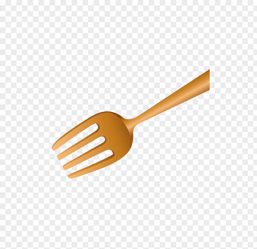 Vector Wooden Fork Spoon Download PNG