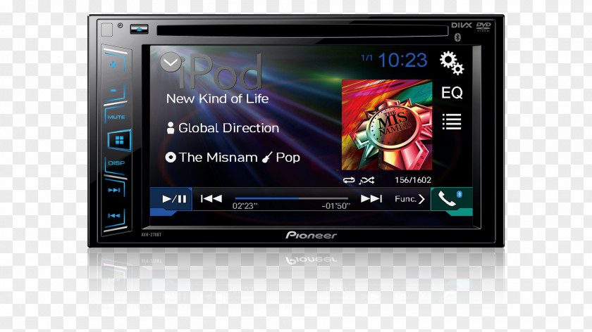 Dvd ISO 7736 Vehicle Audio Touchscreen Pioneer Corporation CD Player PNG