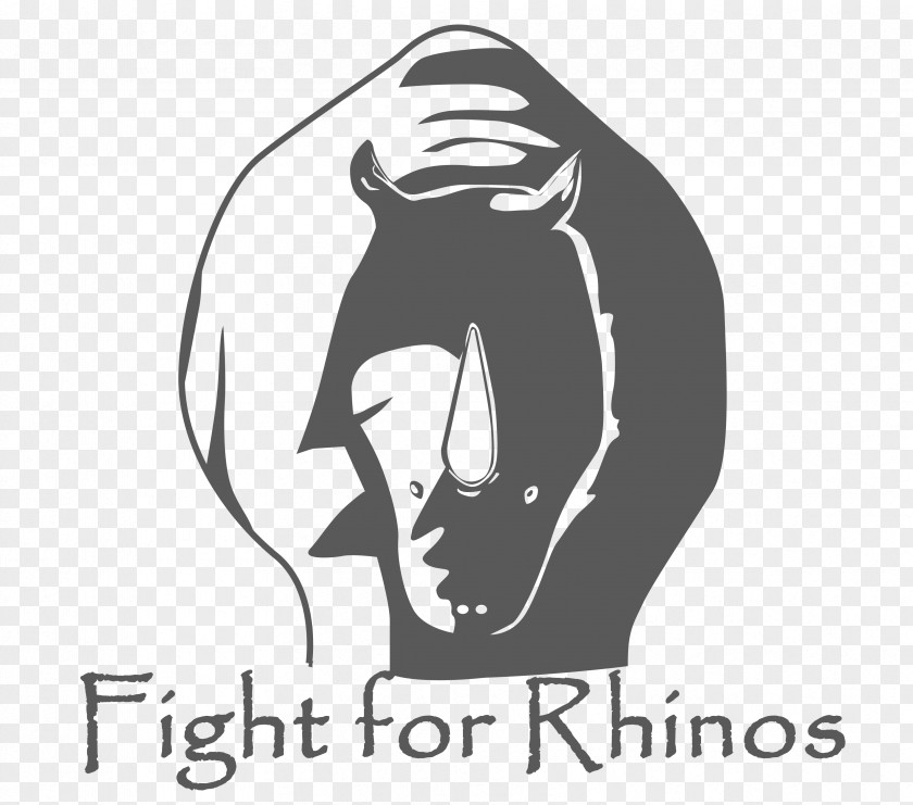 Keep Fighting Northern White Rhinoceros Save The Rhino Organization Black PNG