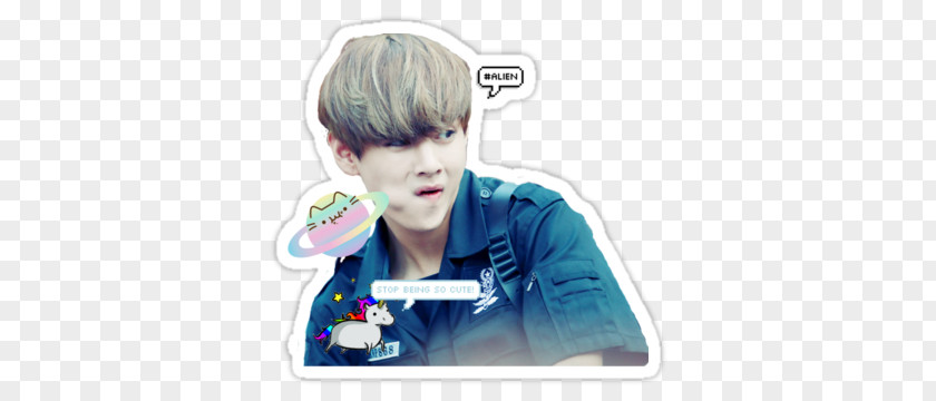 Kim Taehyung BTS Sticker Sasaeng Fan PNG