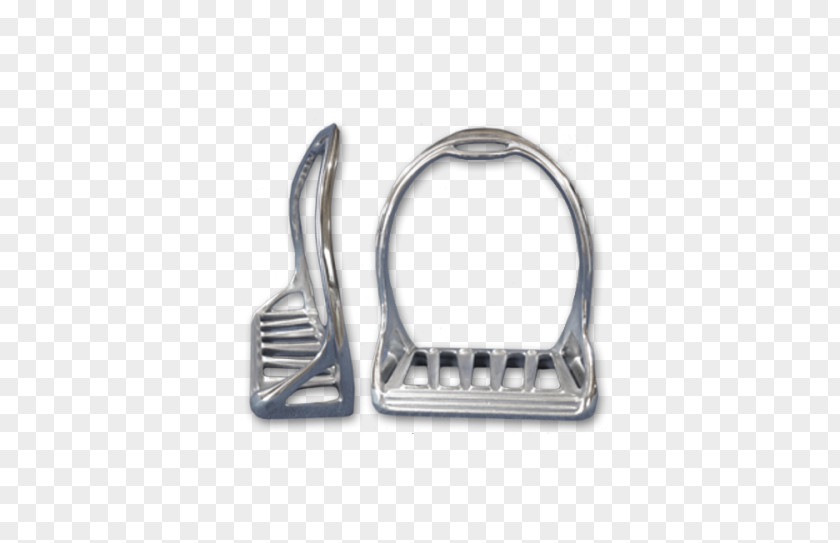 Silver Stubben North America Girth Stirrup Irons PNG