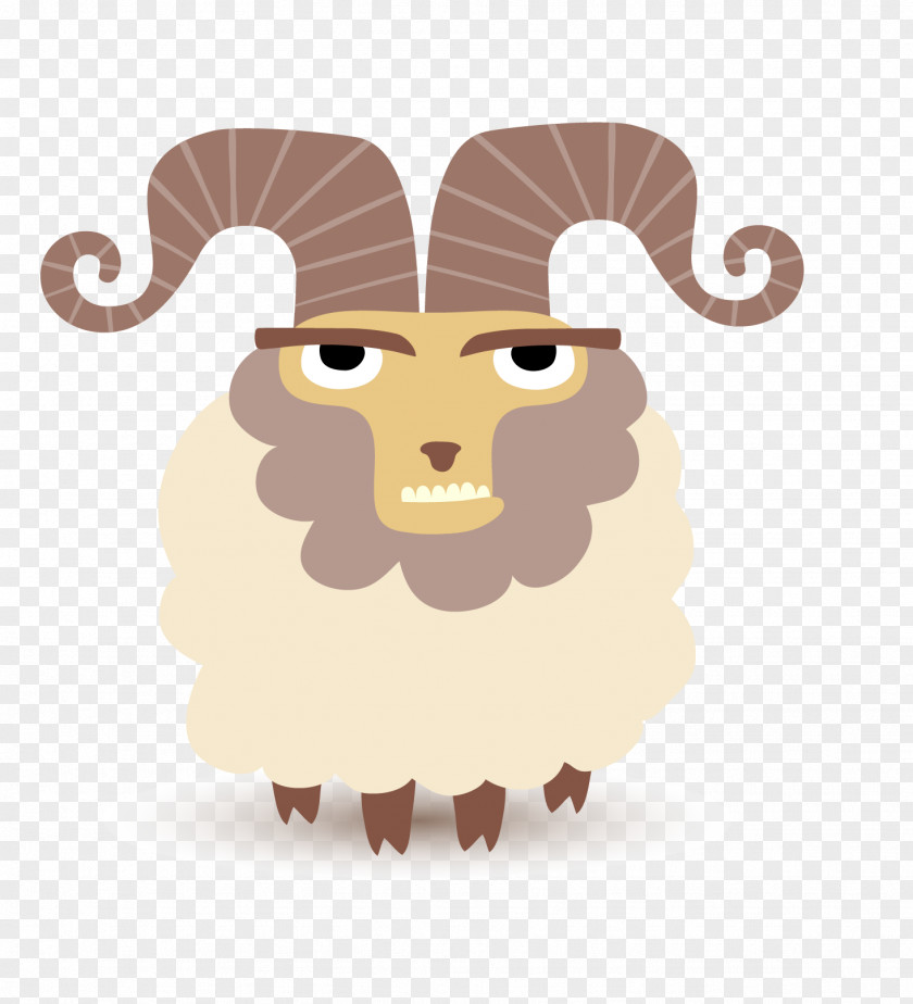 Cute Lamb Goat Sheep Illustration PNG