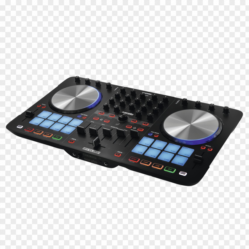 DJ Controller Disc Jockey Reloop Beatmix 4 Audio MIDI Controllers PNG