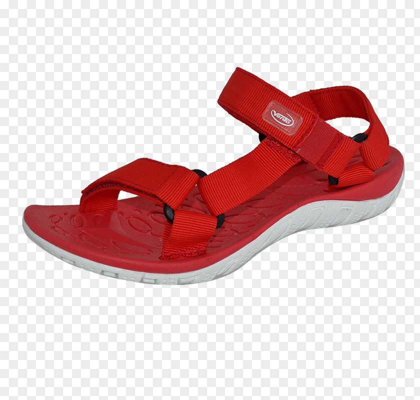 Sandal Shoe Red Flip-flops Walking PNG