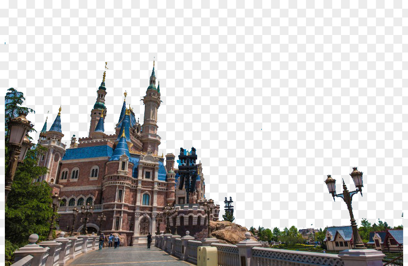 Shanghai Disneyland Two Park Hong Kong Disney Resort Tourist Attraction PNG