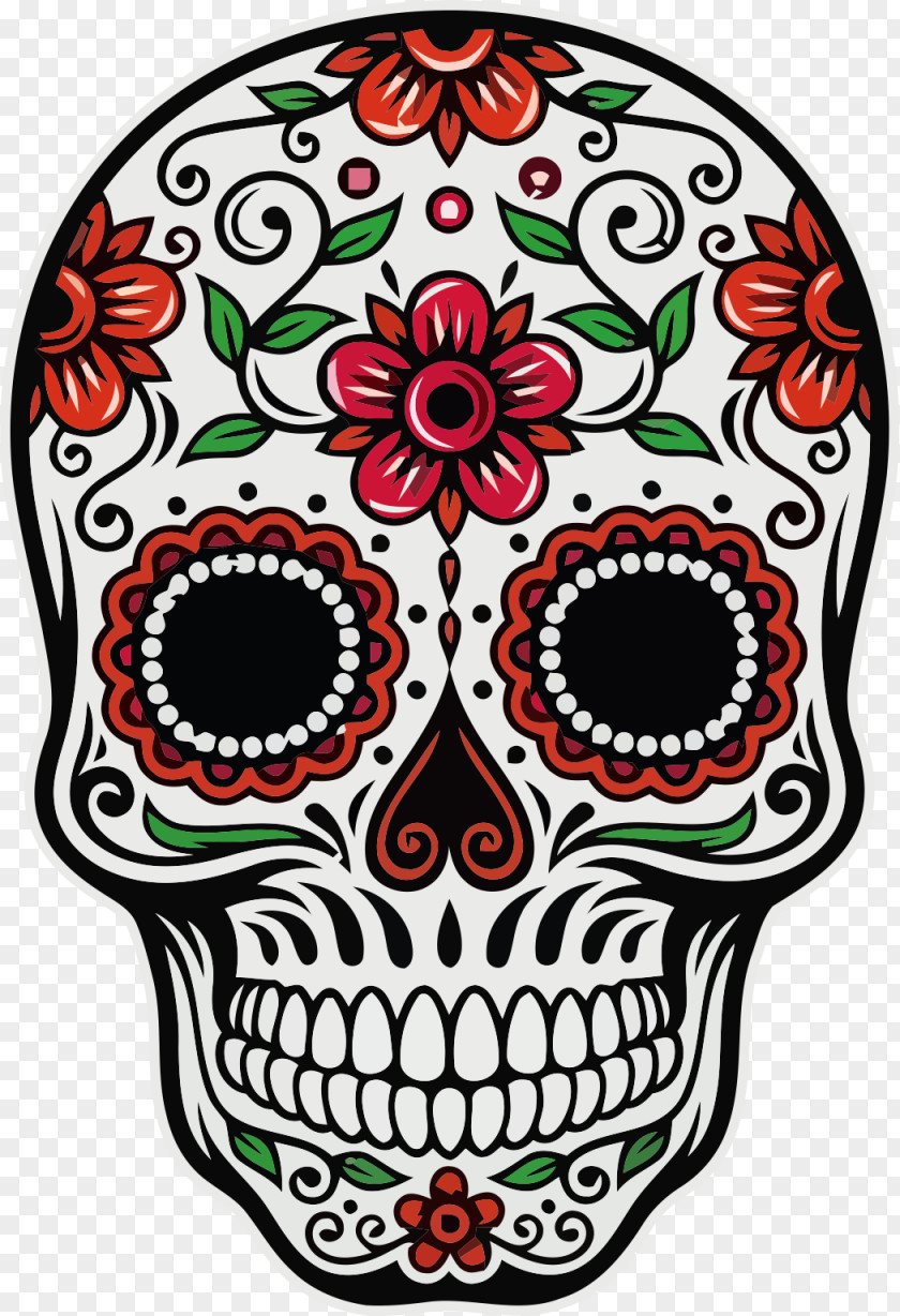 Skull Calavera Day Of The Dead Death Mexican Cuisine PNG