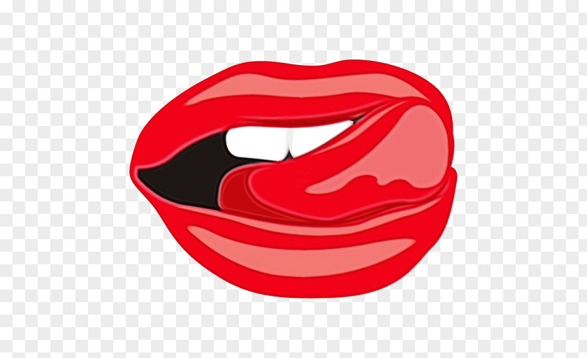 Smile Logo Character Created By Lips Meter RED.M PNG