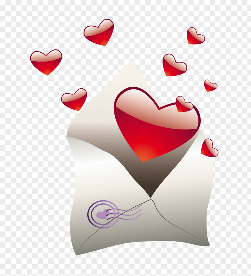 Valentines Day Hearts Letter PNG Picture Valentine's Sticker Telegram Clip Art PNG