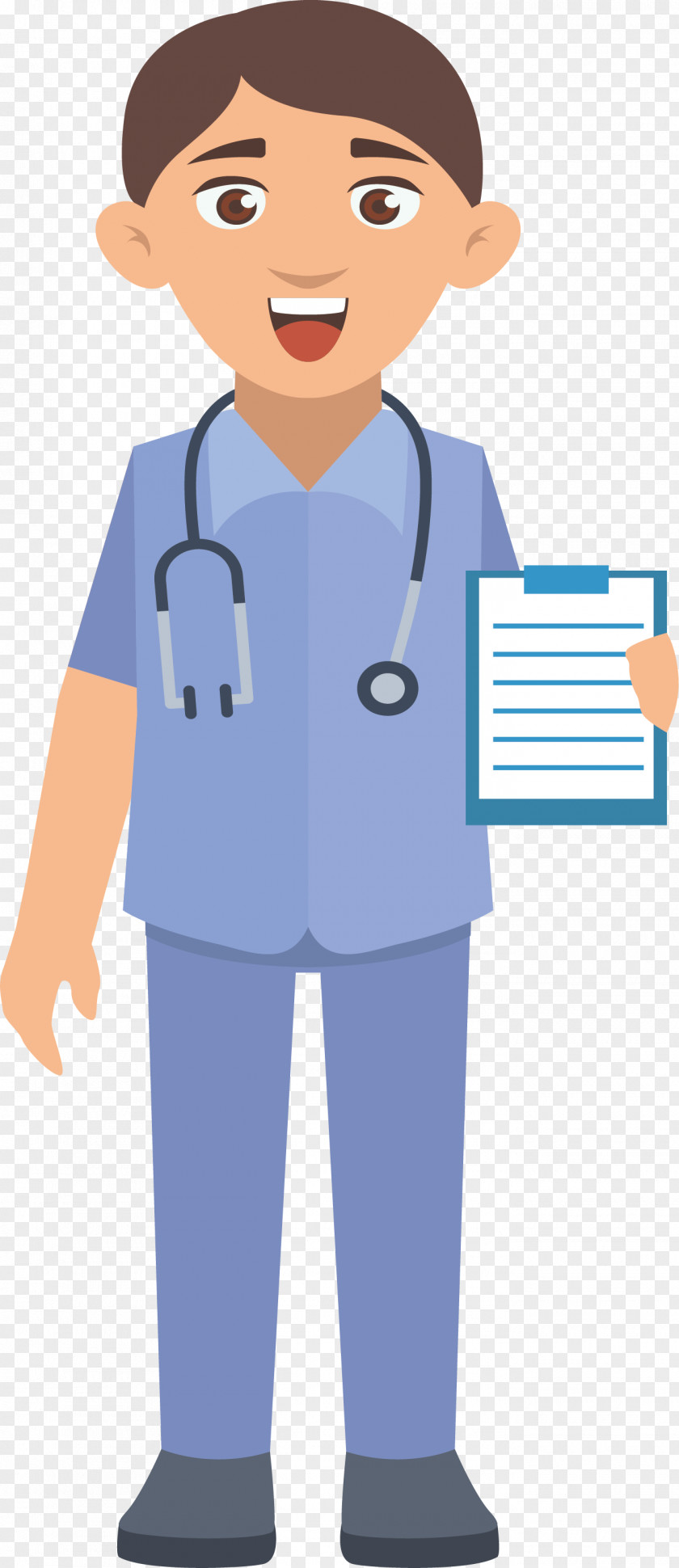 A Doctor In Blue Physician Medicine Computer File PNG