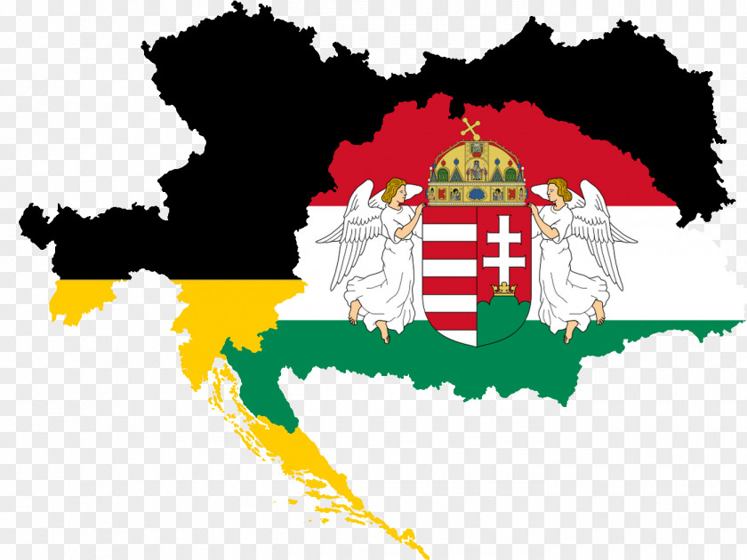 Austria-Hungary Flag Cliparts Austrian Empire Kingdom Of Hungary PNG