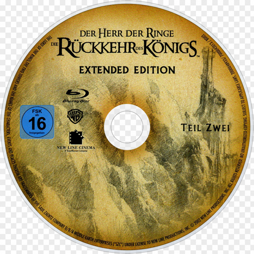 Dvd Compact Disc Blu-ray The Lord Of Rings Film DVD PNG
