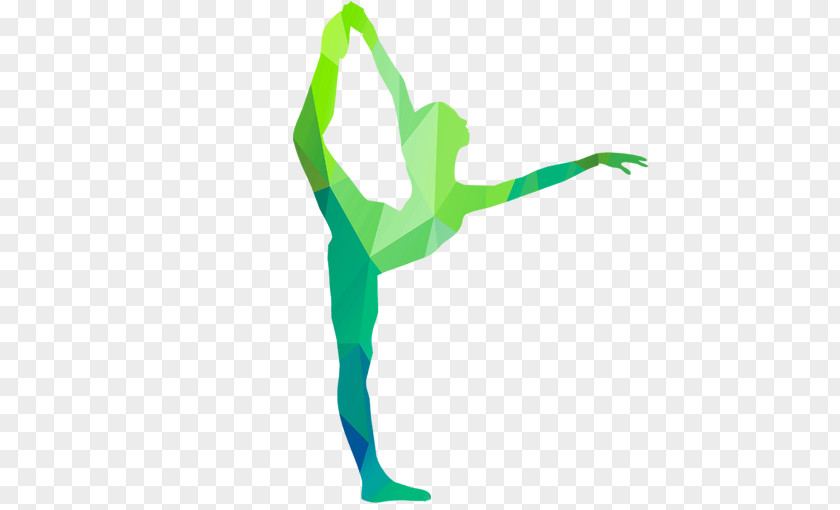 Gymnastics Jump Man Dance Poster Wallpaper PNG