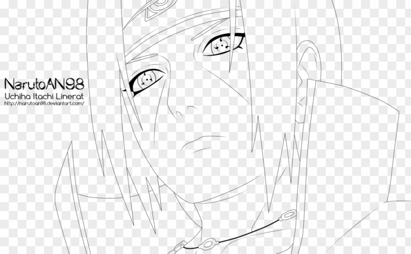 Itachi Anbu Black Ops Drawing Eye Line Art Sketch PNG