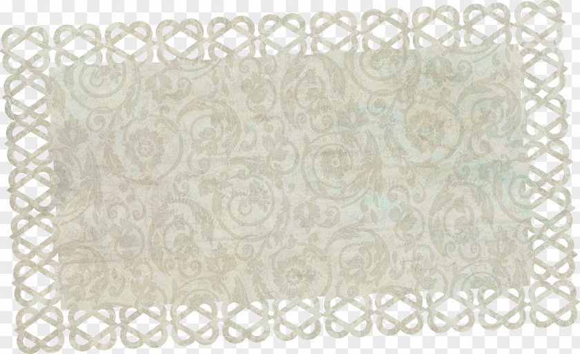 Lace Tag Placemat Doily PNG