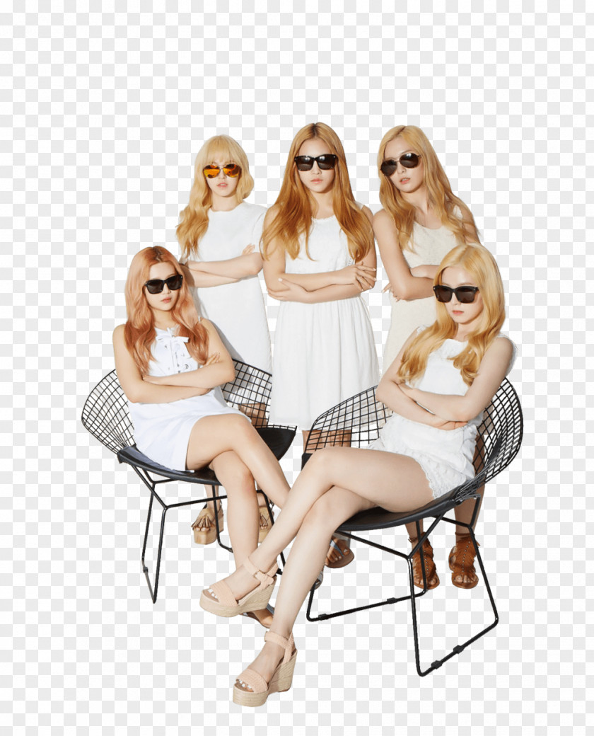 Red Velvet Girls Relaxing PNG Relaxing, five women wearing sunglasses illustration clipart PNG