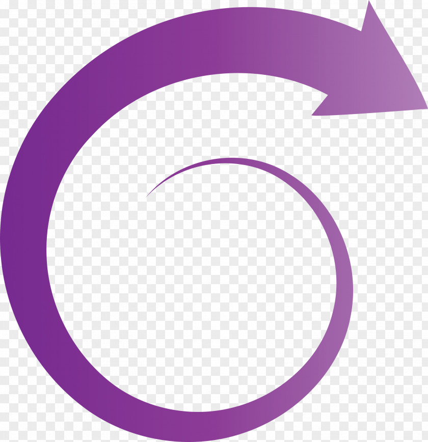 Spiral Arrow PNG